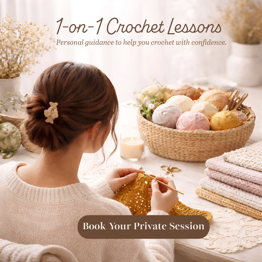 1-on-1 Private Crochet Lessons